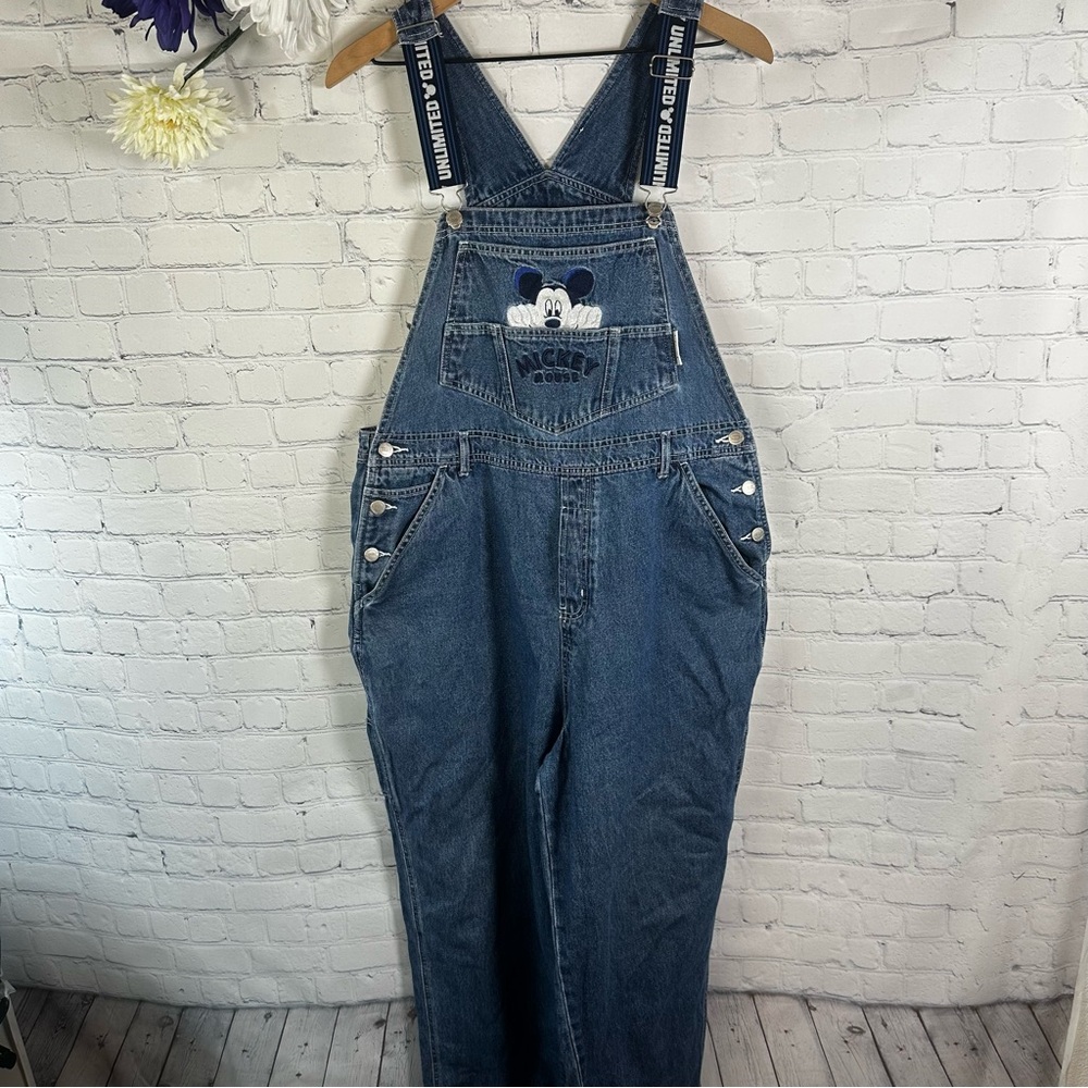 Mickey Mouse Vintage Carpenter Overalls Size 14/16W Women's